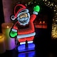 image 1 of 56cm LED Infinity Christmas Light Standing Santa Decoration with Metal Base
