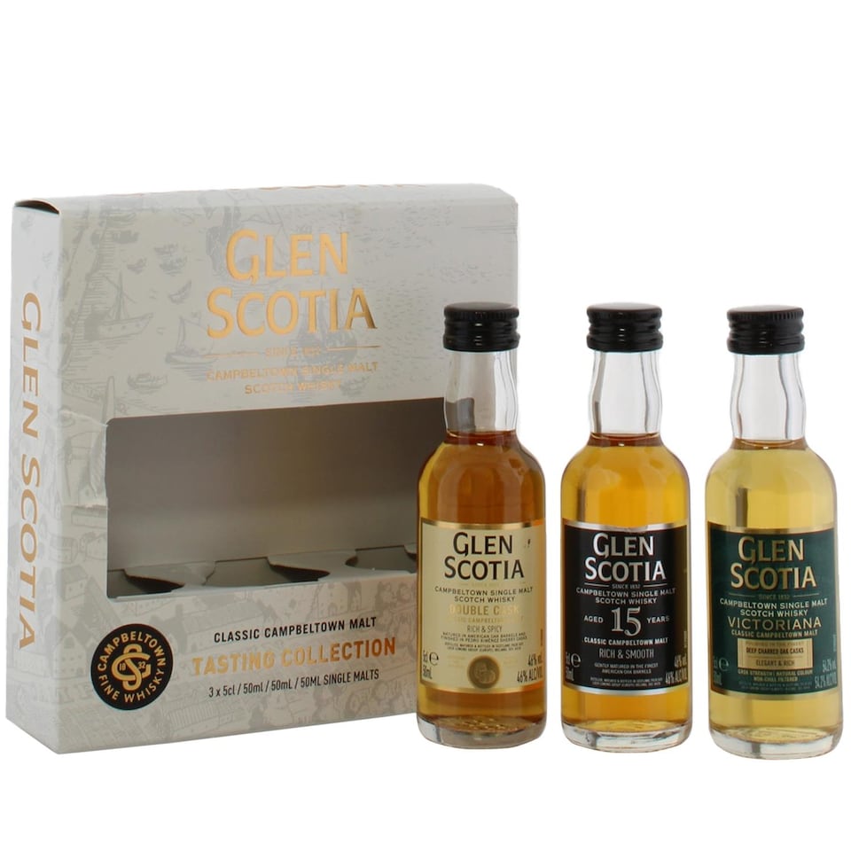 image 1 of Glen Scotia - Campbeltown Single Malt Scotch Whisky Miniature Gift Pack