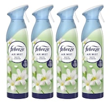 Febreze White Jasmine Air Freshener Spray 185ml 4 Pack