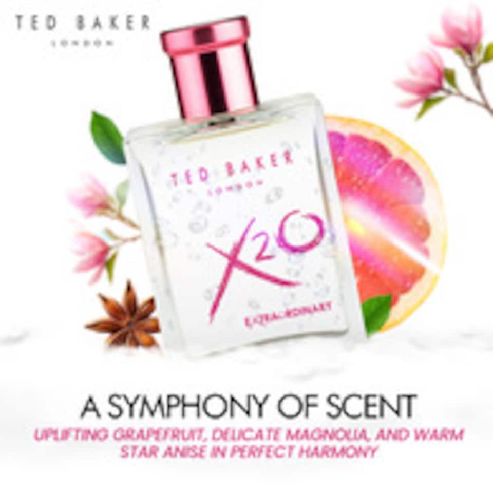 image 1 of Ted Baker X20 Extraordinary Her Eau de Toilette, Fruity Floral 100ml
