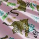 image 3 of Portfolio Home Night Jaguar Animal Print Bedding Duvet Cover Set Pink | King