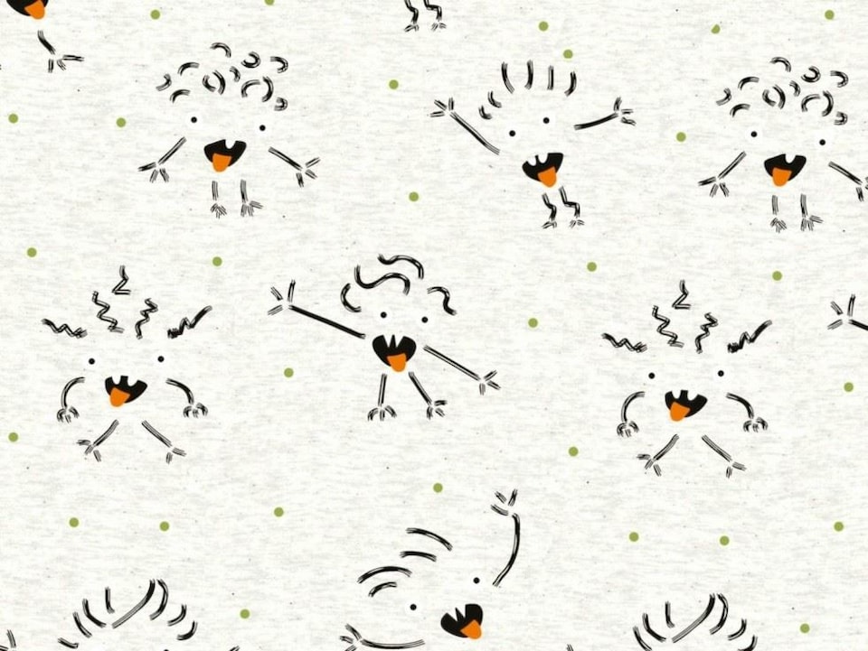 Cream Fur Back Sweatshirt Stretch Knit Fabric for Dressmaking, 150cm / 59" Wide - per metre