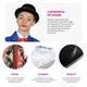 image 2 of Magical Nanny Costume - with 55cm Hat, Gloves & Floral Bag Blue | XL