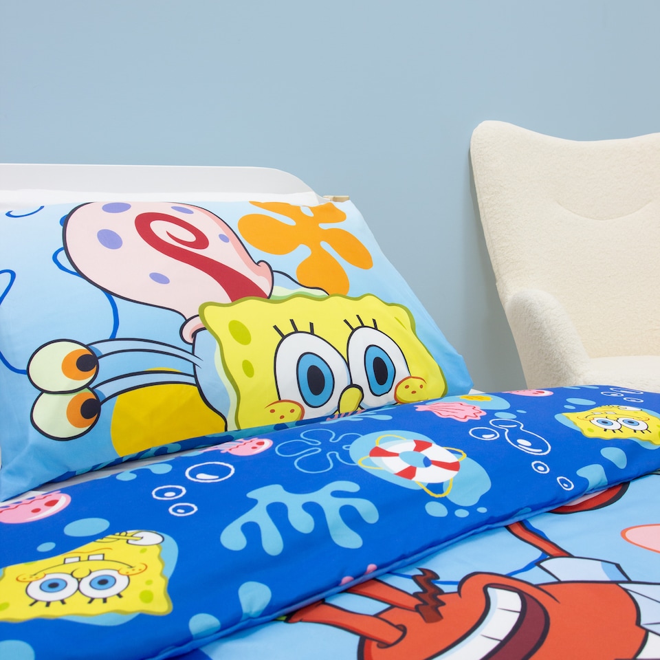 image 1 of Spongebob Squared Single Duvet Cover