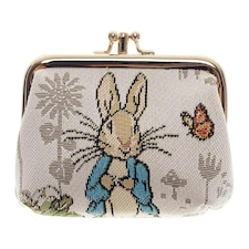 Signare Coin Purse Beatrix Potter Peter Rabbit Cream