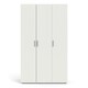 image 2 of Pepe Wardrobe with 3 Doors in White Woodgrain