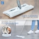 image 4 of Static Floor Sweeper Mop Kit Swivel Head Mop with 10 Dry Wipes for Wood Tile & Laminate