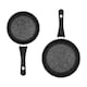 image 2 of Blackmoor 2pc frying pan set black