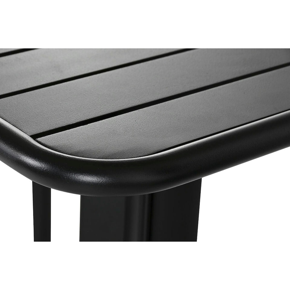image 1 of Table set with 2 chairs Home ESPRIT Black Metal polypropylene 60 x 60 x 102 cm N/A