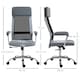 image 7 of Vinsetto Office Chair Mesh High Back Swivel Task Home Desk Chair w/ Arm, Grey