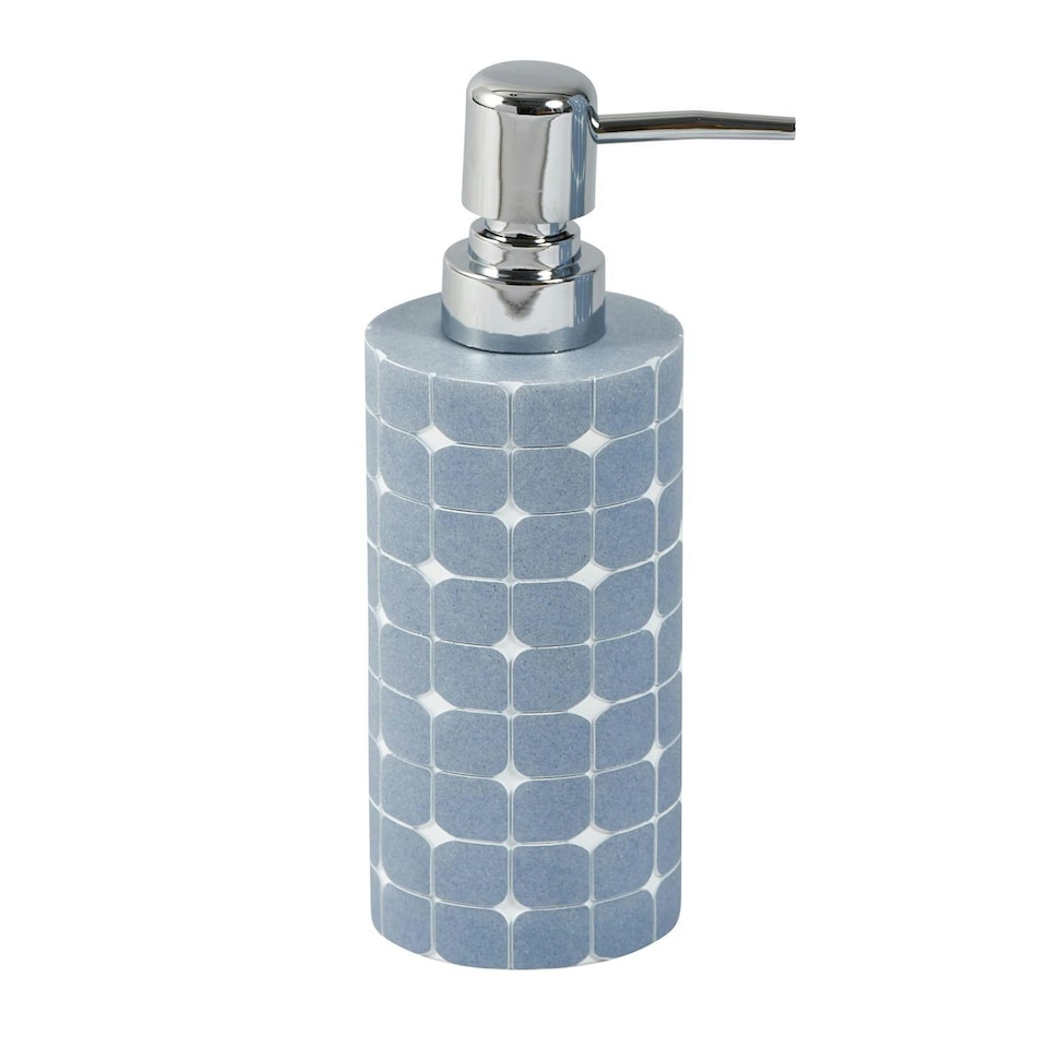 image 1 of Showerdrape Mosaica Sky Blue Liquid Soap Dispenser