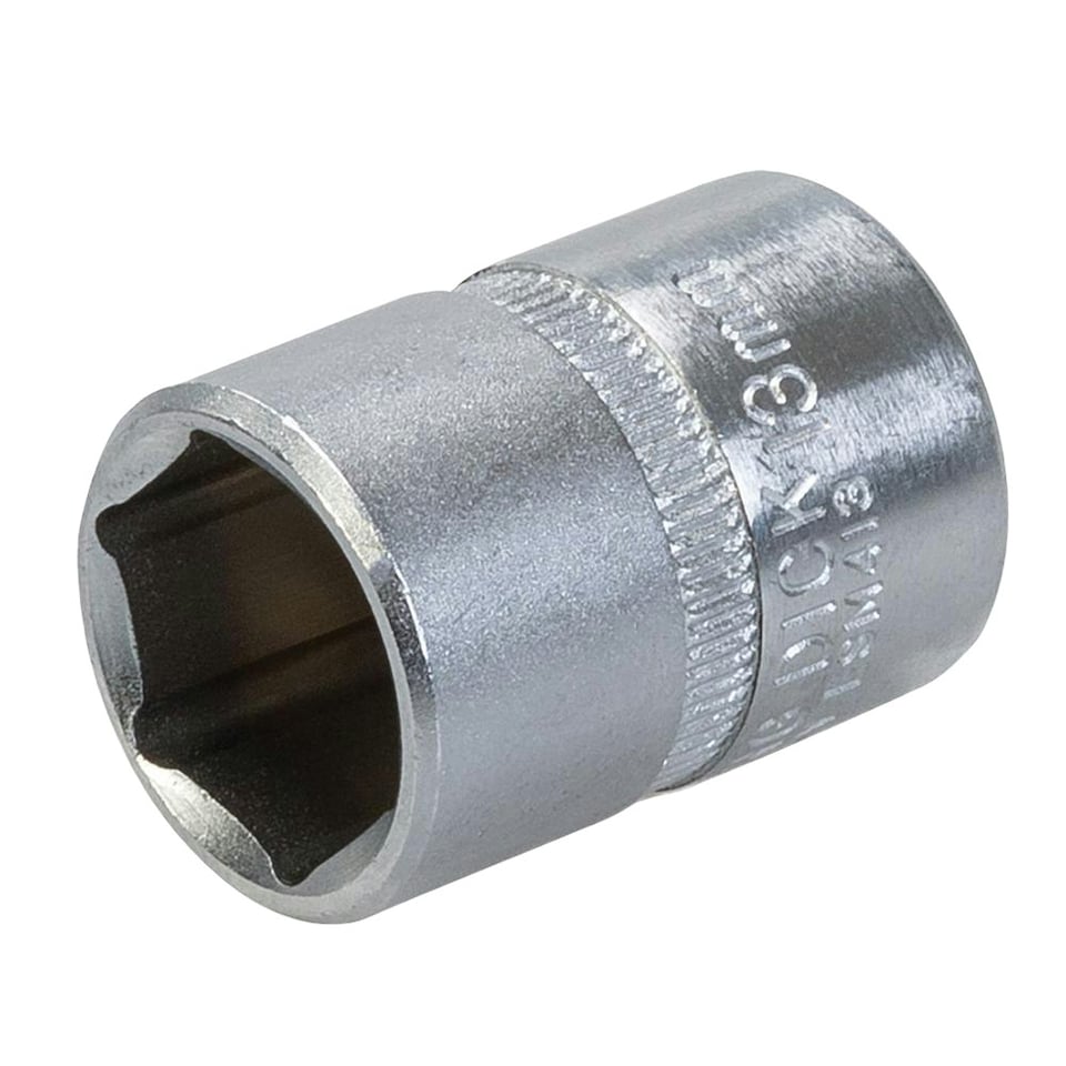 King Dick Socket SD 1/4" Metric 6pt - ESM414