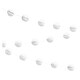 image 1 of Unique Party Honeycomb Ball Garland - White - One Size