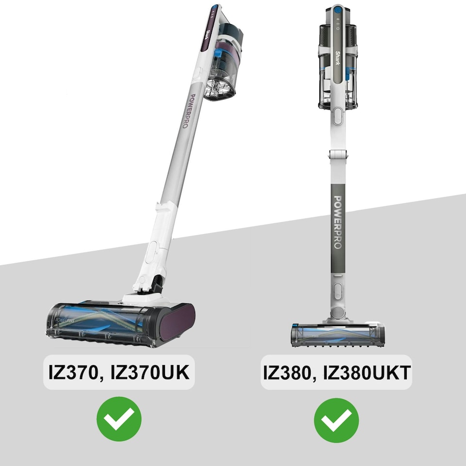 image 1 of SPARES2GO Filters for SHARK PowerPro Pet IZ370UK IZ380UKT Hair Wrap Cordless Vacuum Foam