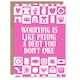 image 1 of Worrying Is Like Paying A Debt You Don't Owe Quote Art Card