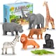 image 1 of Learning Minds Set of 8 Jumbo Jungle Animal Figures - Toy Zoo Animals For Toddlers