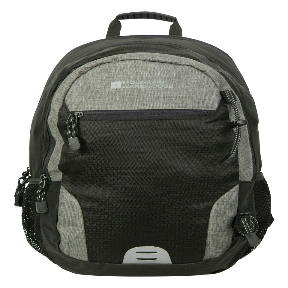image 1 of Mountain Warehouse Quest Laptop Bag Bottle Pocket Padded Back Backpack - 30L Black