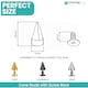 image 2 of 7x10mm Cone Spike Studs Screw Back for Leather Craft - 50pcs
