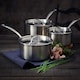 image 4 of Stellar Eclipse 3 Piece Saucepan Set