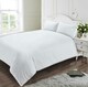 image 1 of Egyptian Cotton Duvet Cover Set 400 Thread Count - King - White