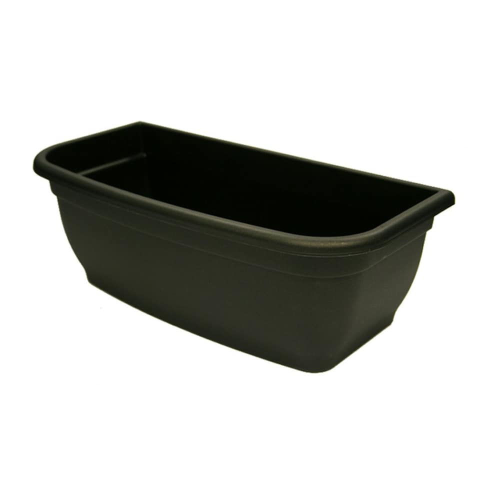 image 1 of Winchester Wall Planter - Ebony - 45cm Green