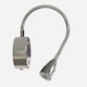image 2 of CGC MATILDA Satin Nickel Adjustable Flexible Neck Rechargeable Magnetic USB‑C LED Bedside Wall Light