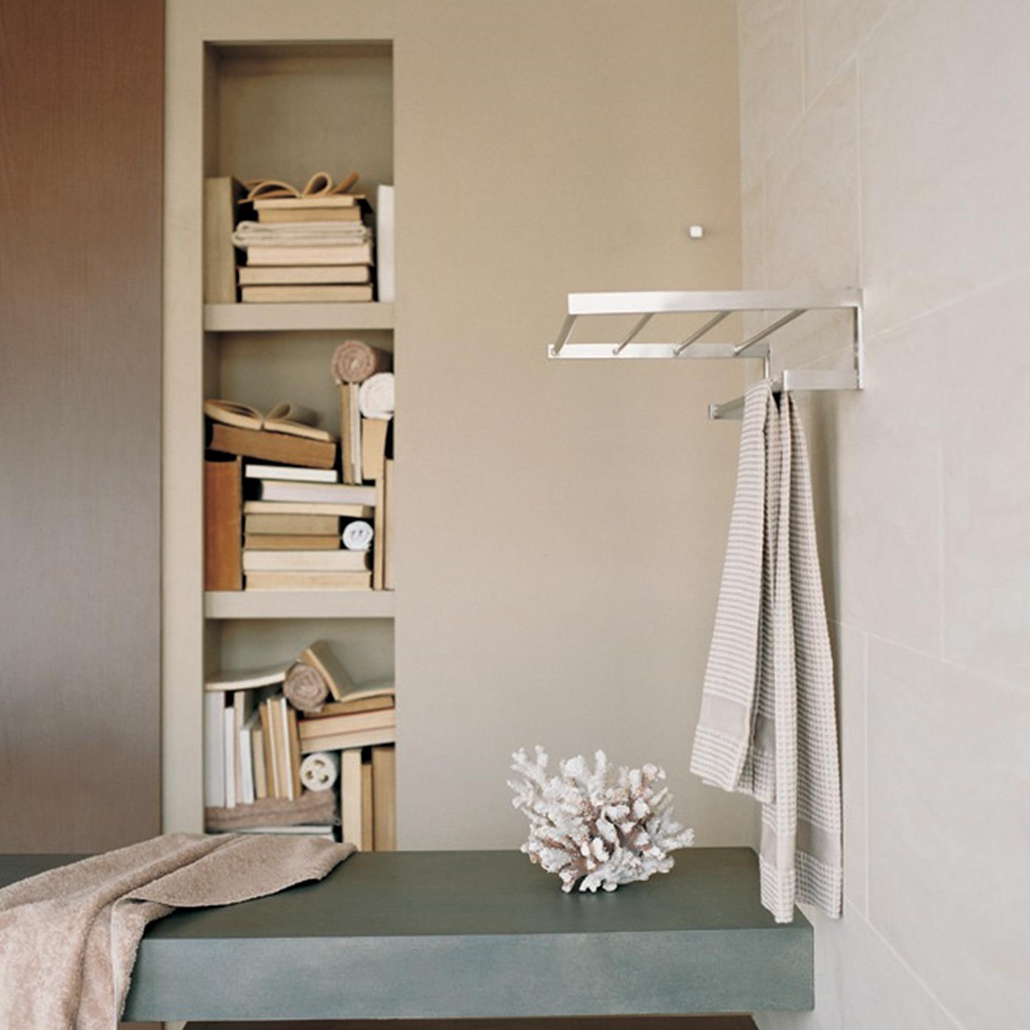 Toallero Architect 78 cm de Cosmic en cromo para pared