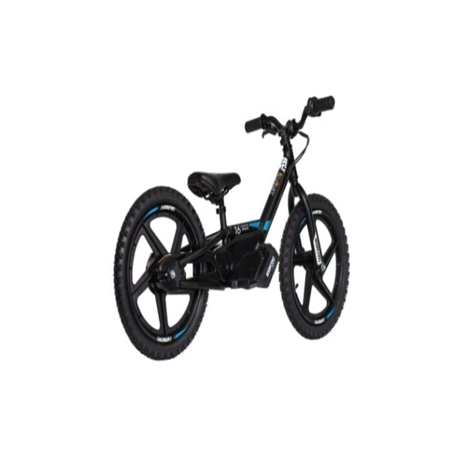 image 1 of Stacyc Electric Balance Bike 16E-Drive, 4Ah - Black/Blue