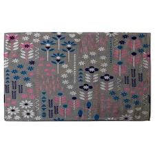 Selection of Flowers in Pink, Blue & White (Kitchen Towel)