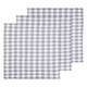 image 1 of Interiors by Premier Durable Set Of Three Grey And White Tea Towels, Effecient Breakfast Tea Towels, Soft Tea Towels For Kitchen | Grey | 3