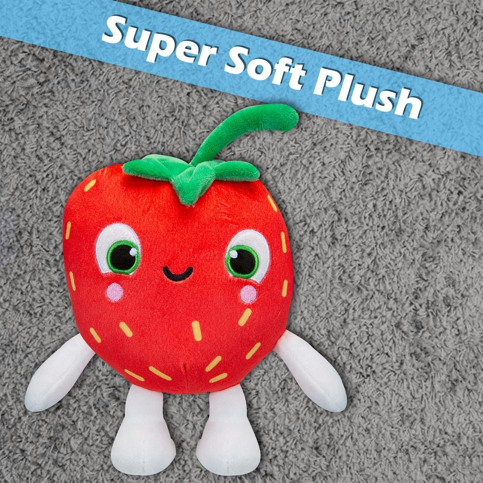 image 1 of Berry Boo Pinata Smashlings Soft Toy Cute Plushie Huggable Cuddly 20cm Red