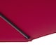 image 8 of Outsunny 3m Garden Banana Parasol Hanging Cantilever Umbrella with Crank Handle and Cross Base for Outdoor, Sun Shade, Wine Red