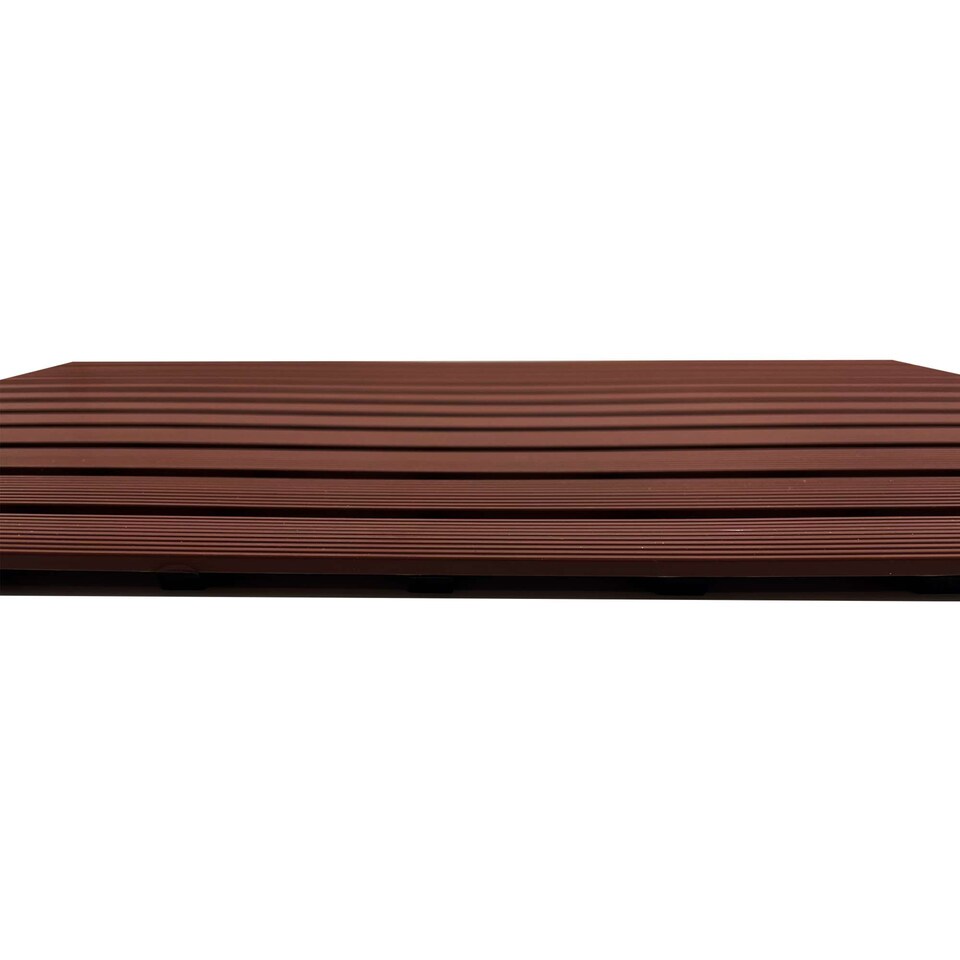 image 1 of PVC Duckboard Non-Slip Shower Mat - 61cm x 43cm | Brown | Brown