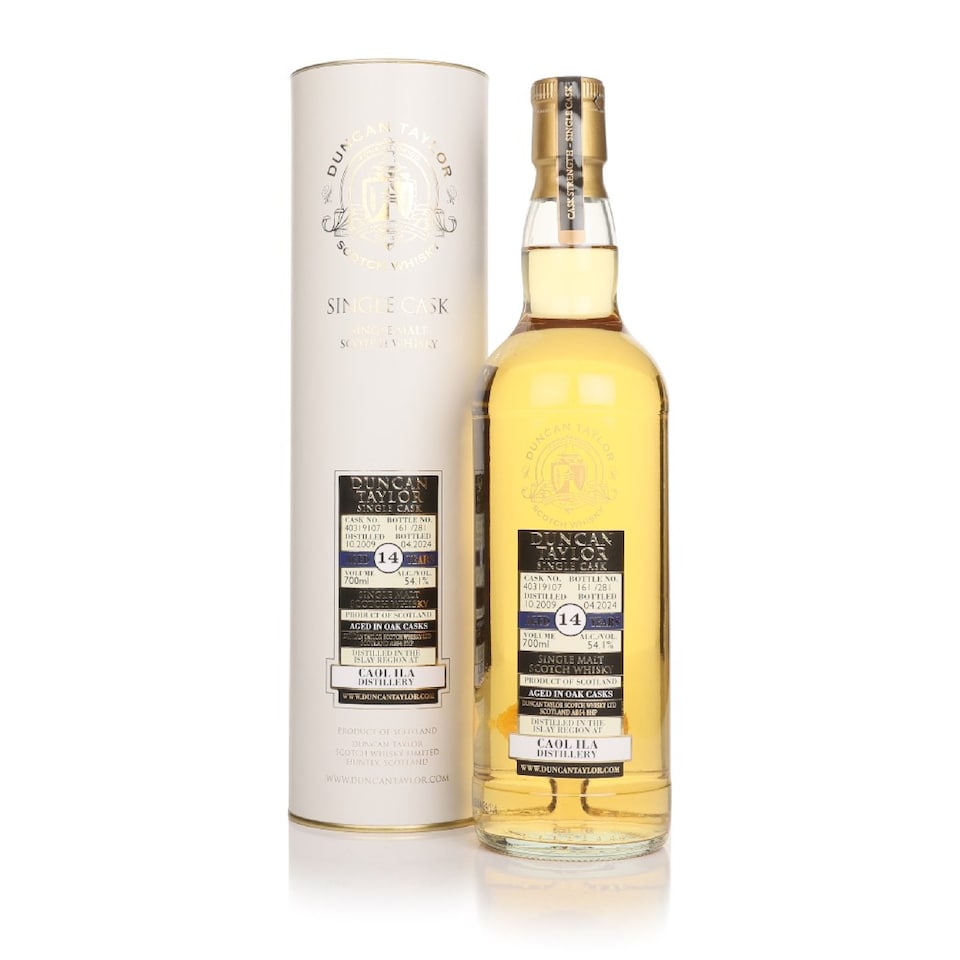 image 1 of Caol Ila 14 Year Old 2009 cask 40319107 - Single Cask Duncan Taylor | Clear