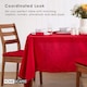 image 7 of Homescapes Red Tablecloth - 178 x 300 cm Red