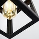 image 2 of ValueLights Eschor Puzzle Steampunk Cube Pendant Light Shade | Black