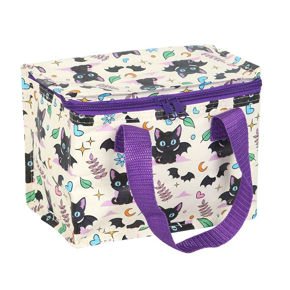 Something Different Cute and Creepy Batcat Lunch Bag - Multicoloured - One Size