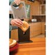 image 2 of KitchenCraft Bagel Slicer White Plastic Carbon Steel