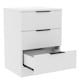 image 9 of Vida Designs Trega 3 Drawer Bedside Chest Bedroom Storage Unit, (H) 50cm x (W) 39cm x (D) 28cm, White