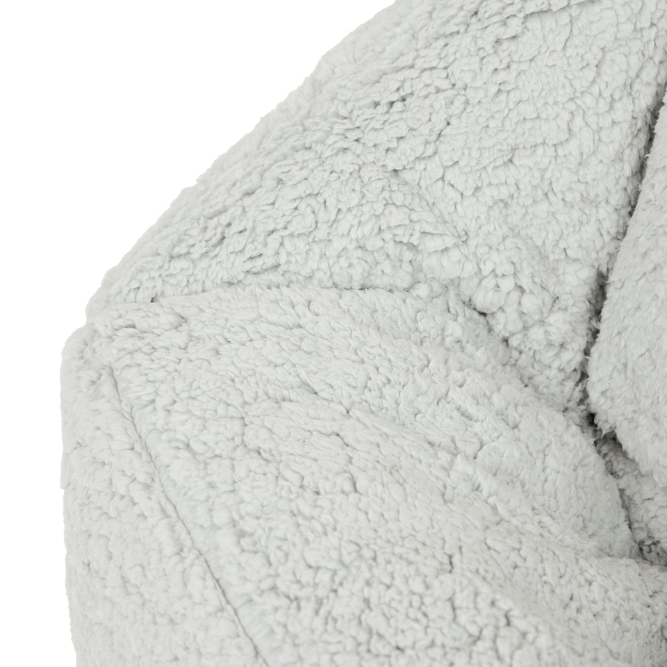 image 1 of icon Kids Teddy Bear Armchair Bean Bag Grey Childrens Bean Bags