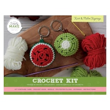 Crochet Key Ring – Kiwi and Melon