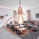 image 4 of Copper Geometric Pendant Light Fitting | Black | Copper | 1