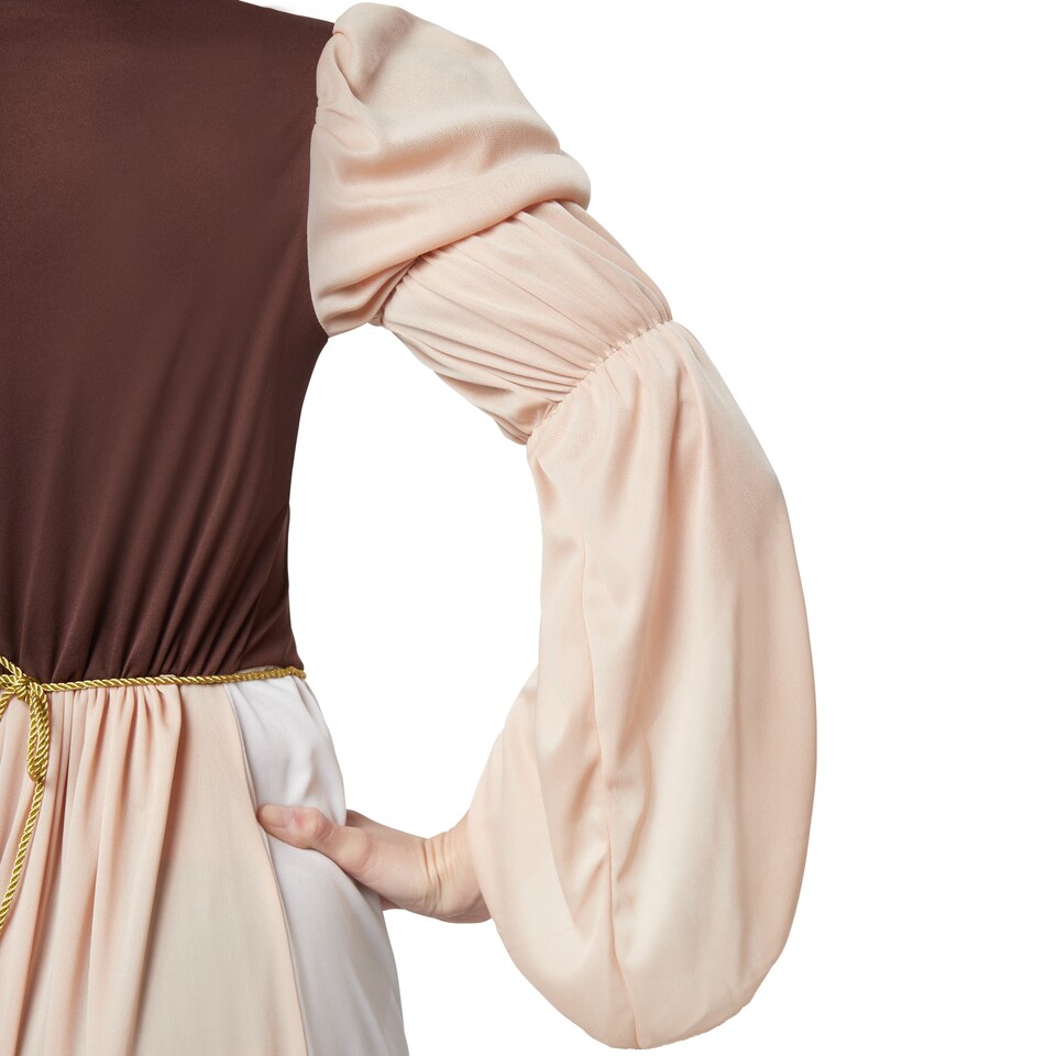 image 1 of Beautiful Millers Daughter Costume | Brown | brown/white | 1