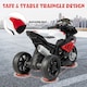 image 8 of COSTWAY 12V Kids Licensed BMW Battery Powered Electric Red