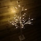 image 6 of 1.2m (4ft) Indoor Outdoor Christmas Lit Birch Tree with 48 Warm White LEDs