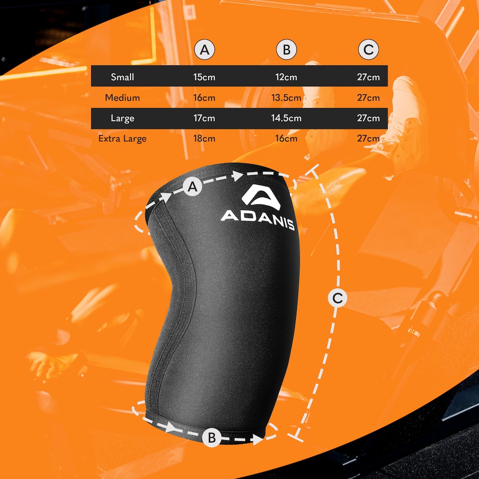 image 1 of Adanis Knee Sleeves Pair for Pain Relief & Knee Support