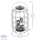 image 2 of Redwood Squirrel-Proof Metal Seed Bird Feeder - Grey