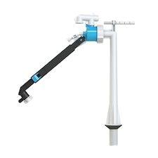 Viva Bottom Entry Ball Valve - White/Black - One Size