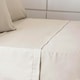 image 2 of Belledorm 200 Thread Count Egyptian Cotton Flat Sheet - Oyster - Single