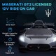 image 3 of AIYAPLAY Maserati GT2 Licensed 12V Electric Ride on Car w/ Remote, Grey